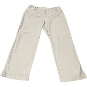 LOFT Stretch Cream Trousers